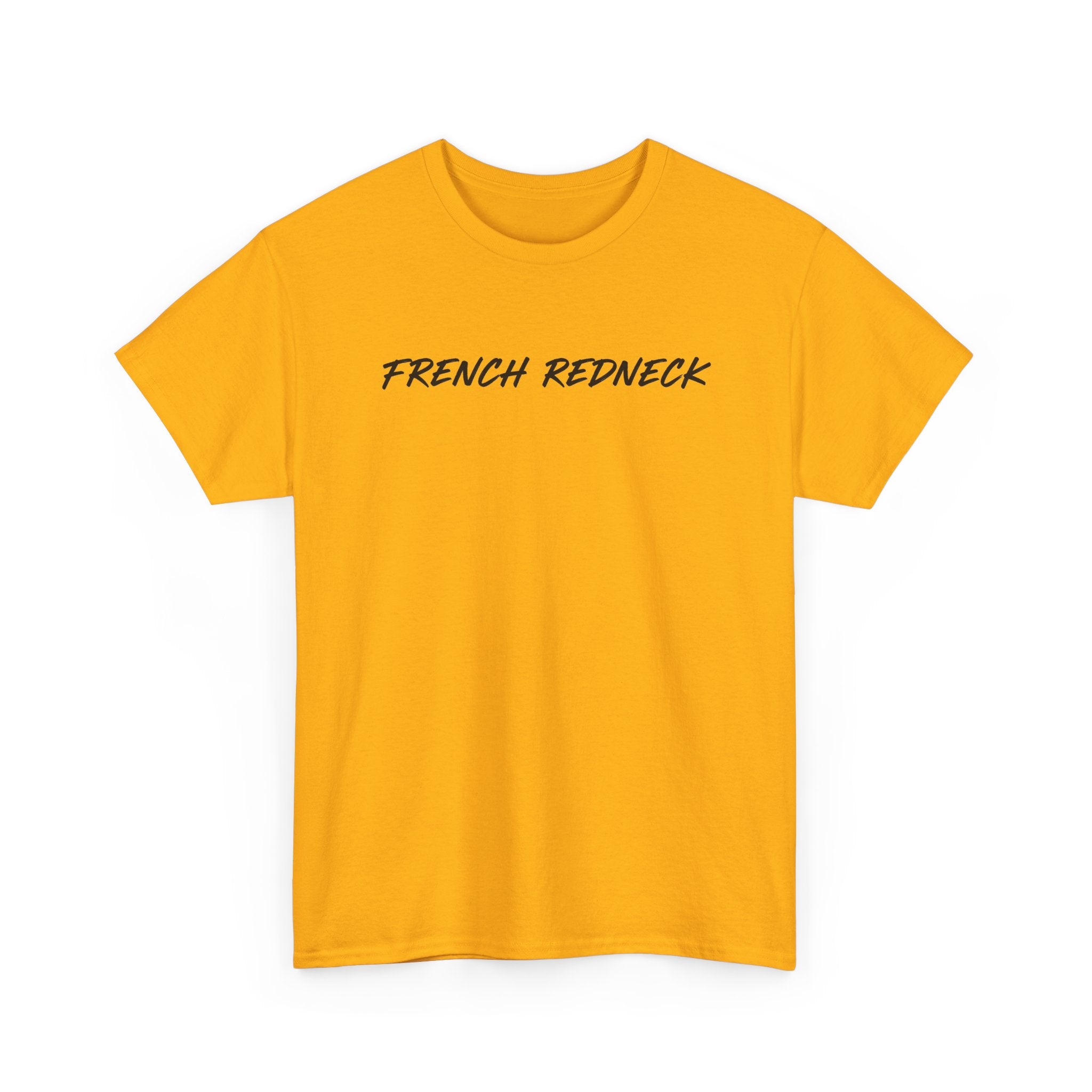 T-shirt FrenchRedneck Soft logo Jaune