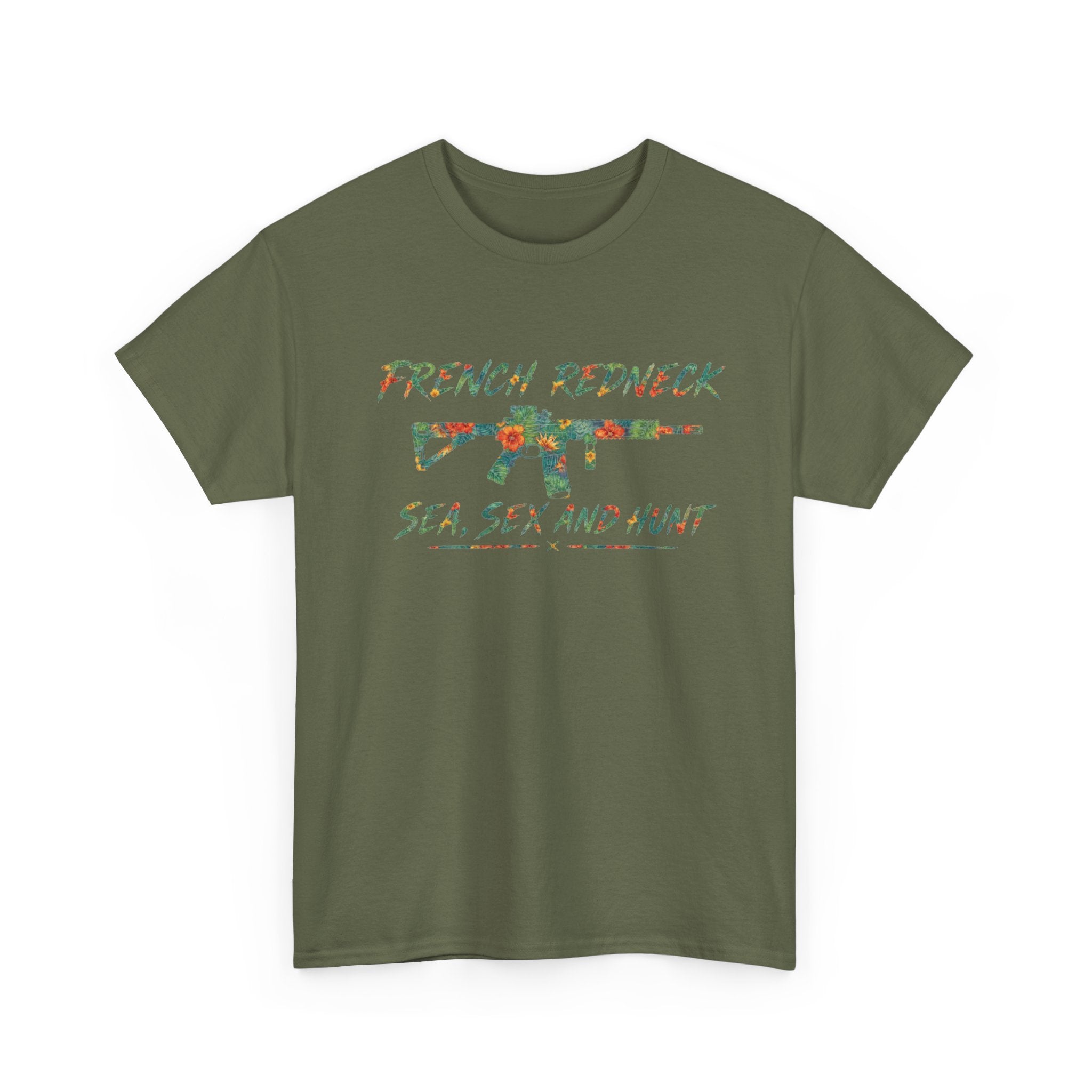 T-shirt FrenchRedneck Sea Sex and hunt 2