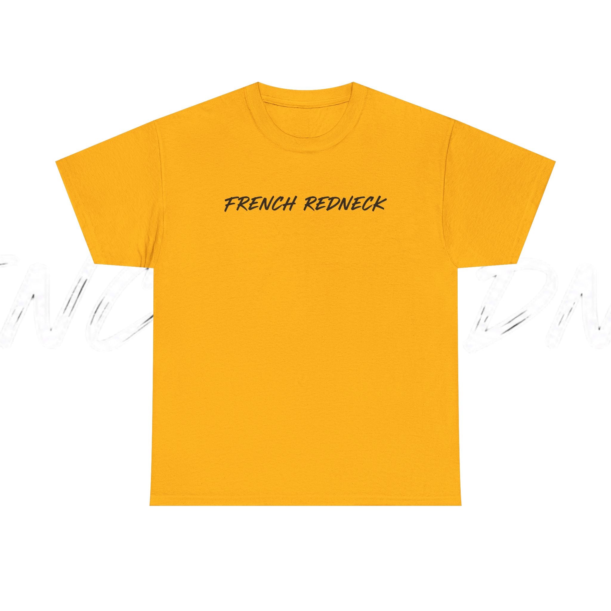 T-shirt FrenchRedneck Soft logo Jaune