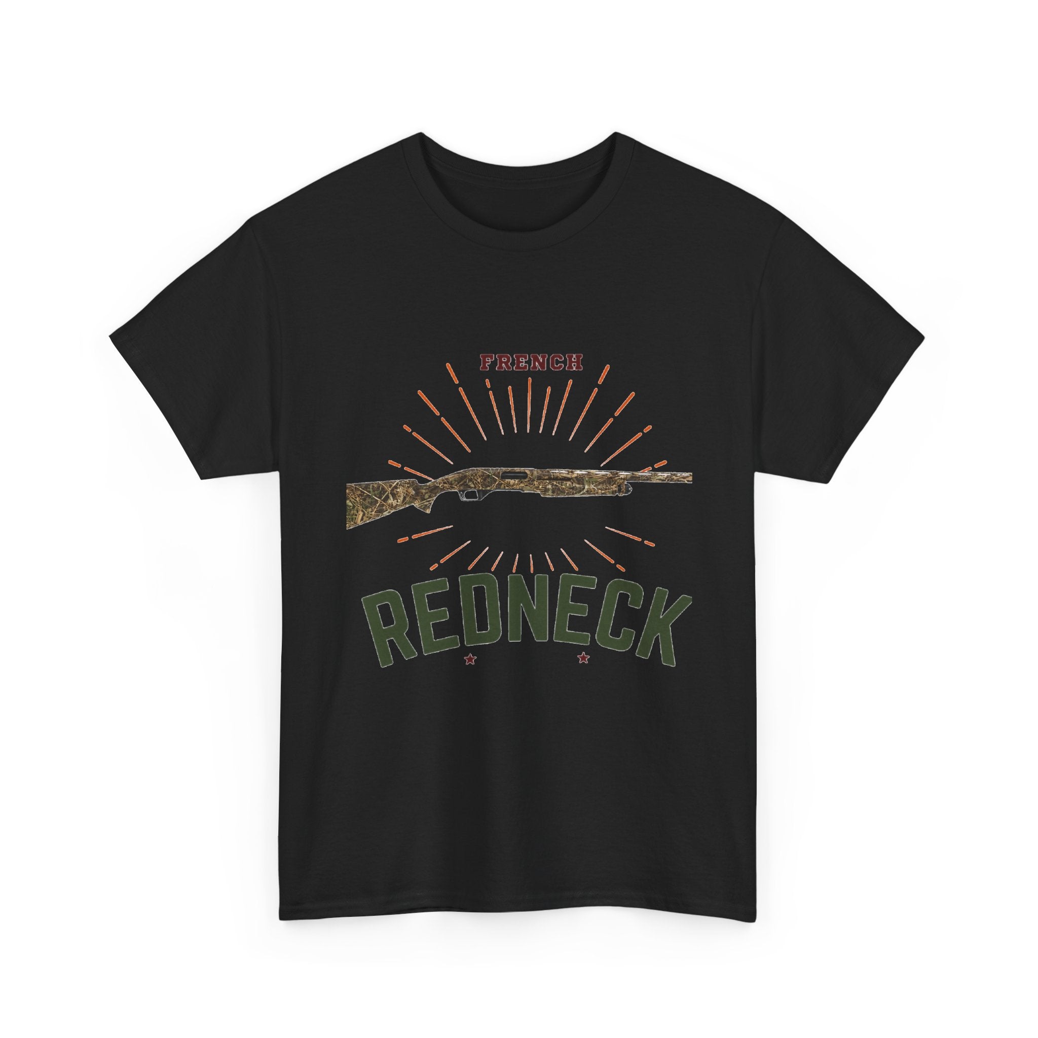 T-shirt French Redneck Fusil à Pompe