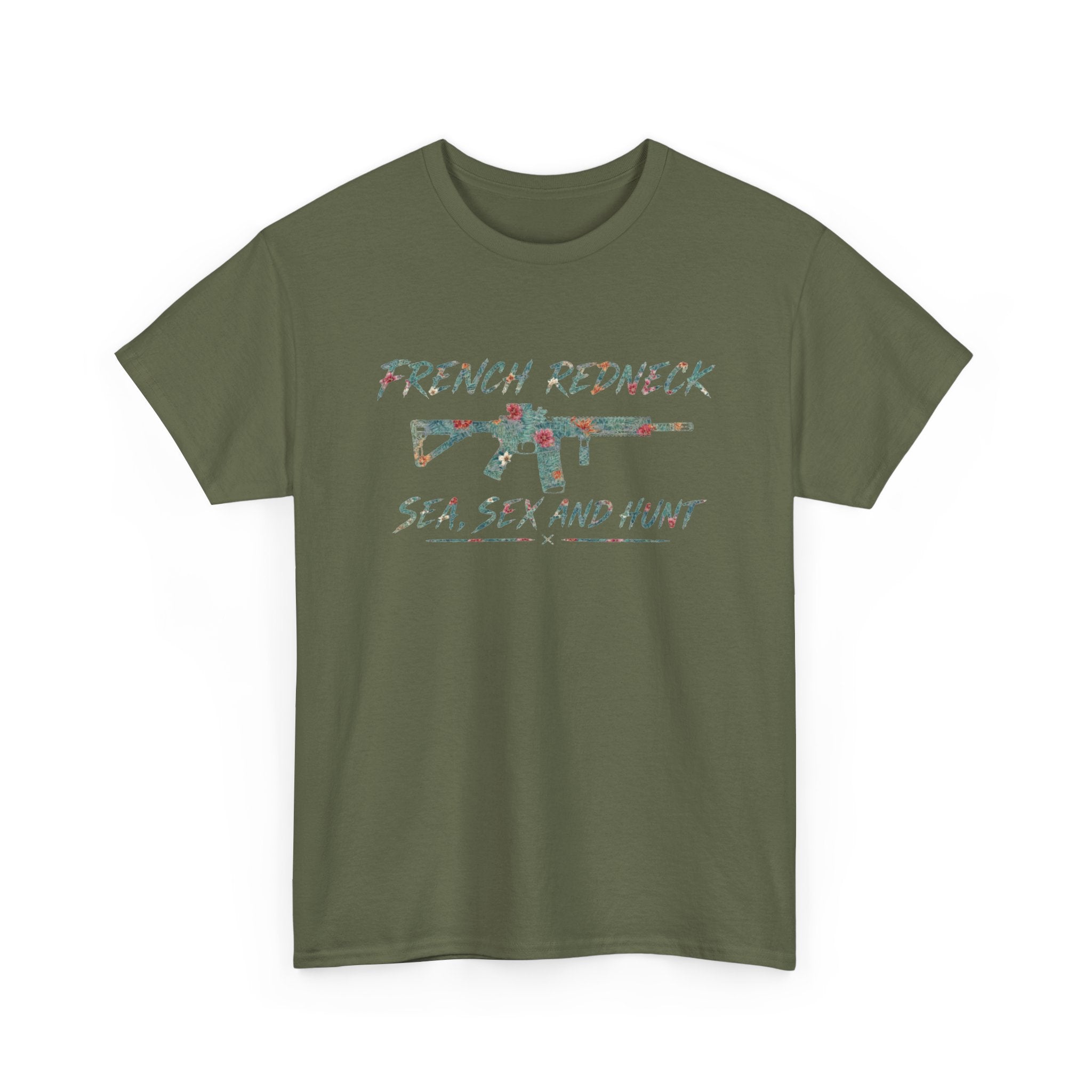 T-shirt FrenchRedneck Sea Sex and Hunt